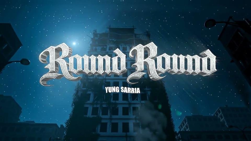 Portada del visualizer Round Round de Yung Sarria